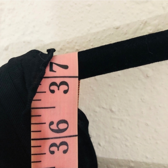 JS Collections Black Off-the-Shoulder Layered Ruffle Dress Women Size 12 - Picture 9 of 9